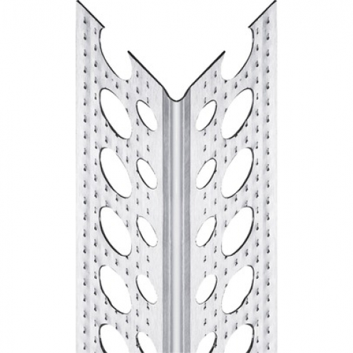 Aluminiumeckschutzschiene 23x23 L 2,5 m genarbt