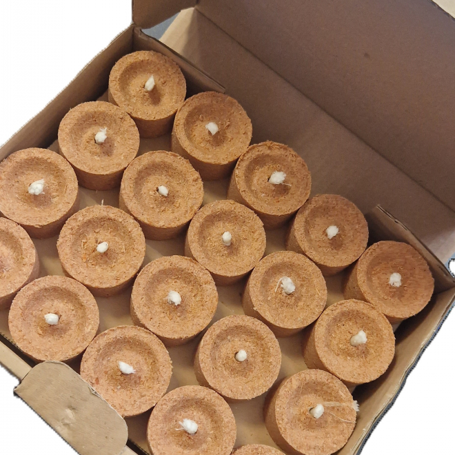 Kamin-, Ofen-, Grillanzünder - Anbrennhilfe (40er Pack)