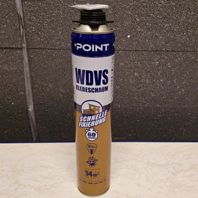 Klebeschaum für Dämmstoffe