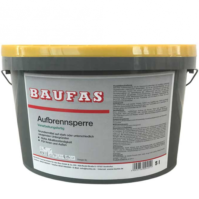 Aufbrennsperre 15 kg