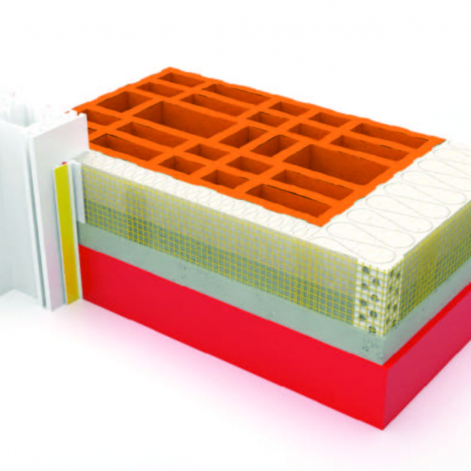 Fensteranschluusprofil 6 mm mit Gewebe und Schutzlippe
