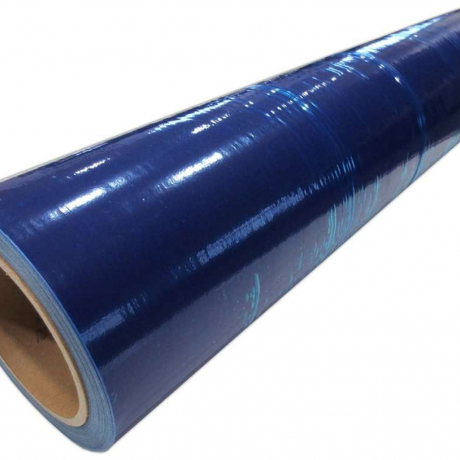 Glasschutzfolie selbstklebend, blau