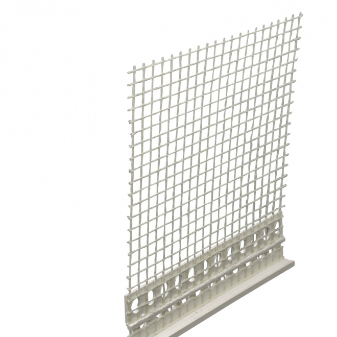 Putzabschlussprofil 6 mm PVC