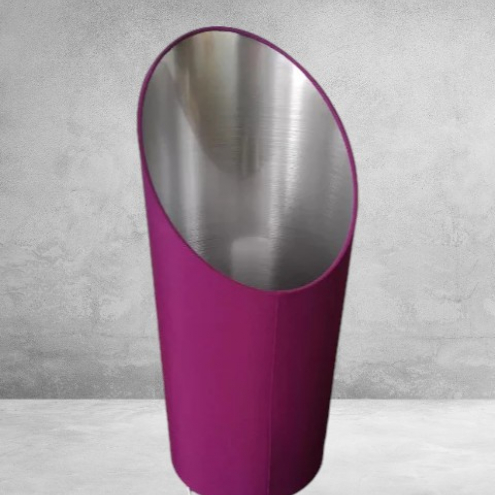 Designerlampe, 44 cm, Inkl. sehr hochwertigem Leuchtmittel "Flammeneffekt" - beere